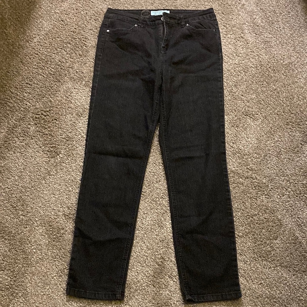 Black Charter Club Slim Leg Jeans